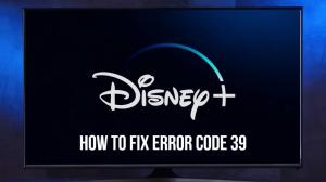 ディズニーとエラーコード39を修正する方法は？