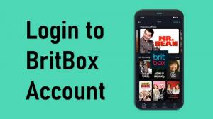 Como faço para entrar/fazer login no BritBox em algum dispositivo?